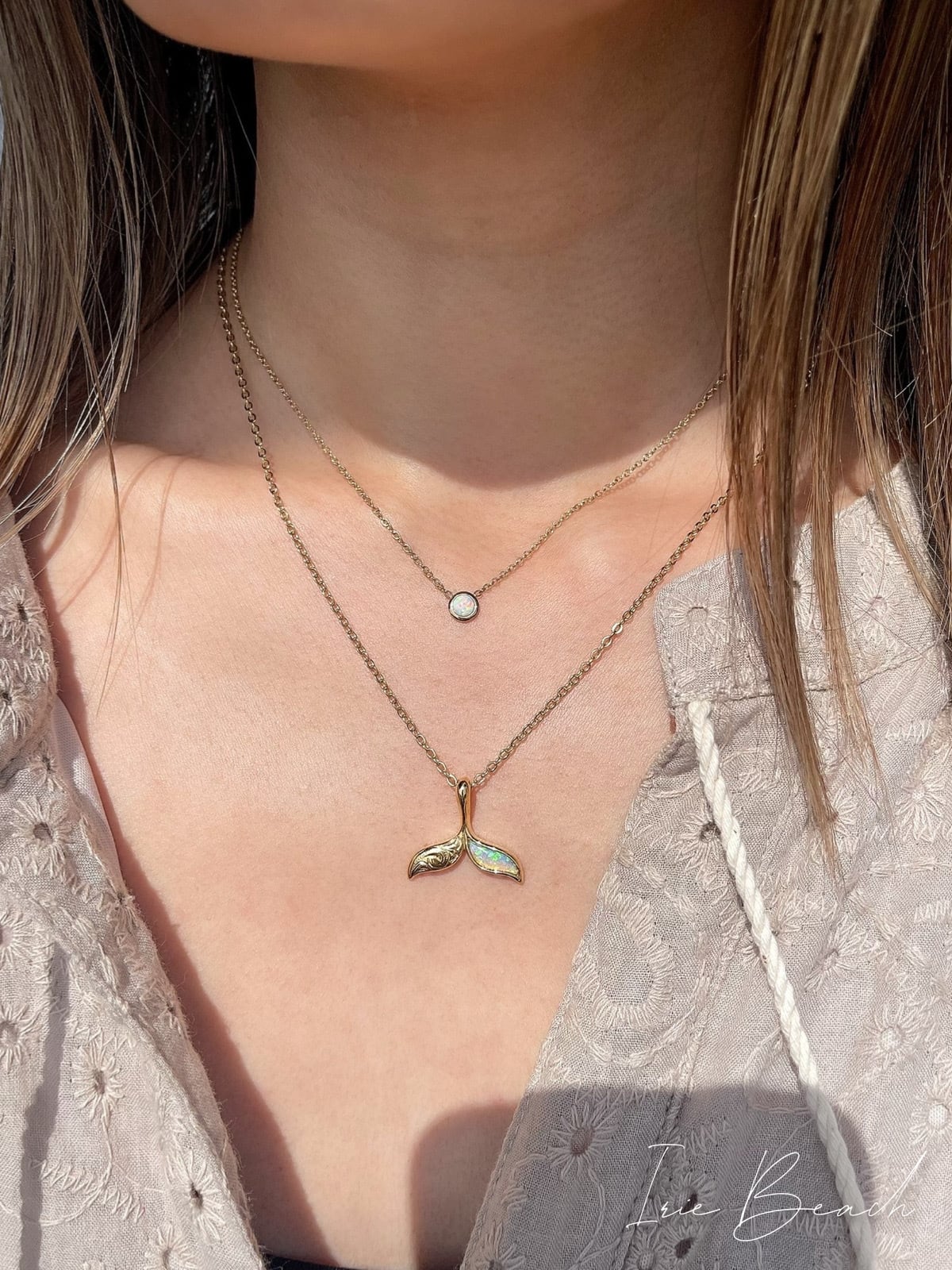 Whale tail opal necklace | IRIEBEACH