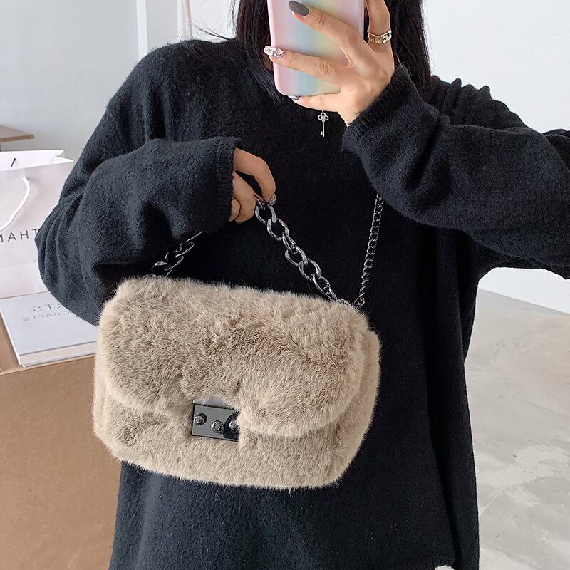 オールマッチチェーンスモールバッグメス2020秋冬新流行ファッションウエスタンぬいぐるみネットレッドウエスタンぬいぐるみスモールバッグ Tiancai_Wing_Bag81460541125