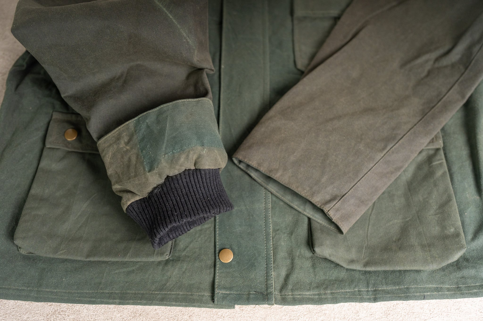 yoused】REMAKE OILED FISHING JACKET 