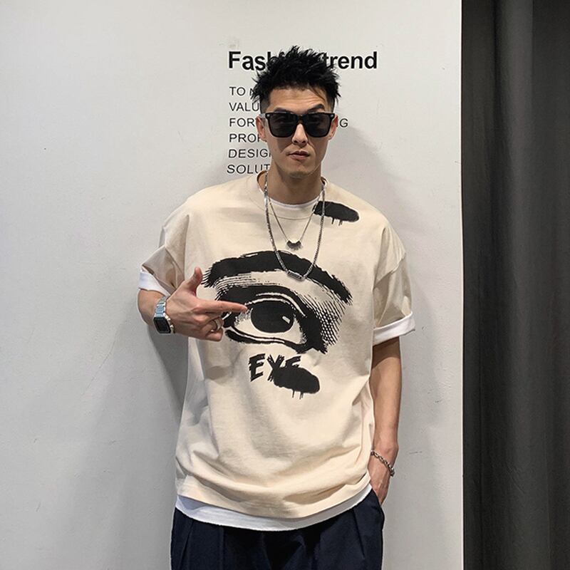 Tシャツ コットン ストリート ピュア Xu_Tailang70095515828