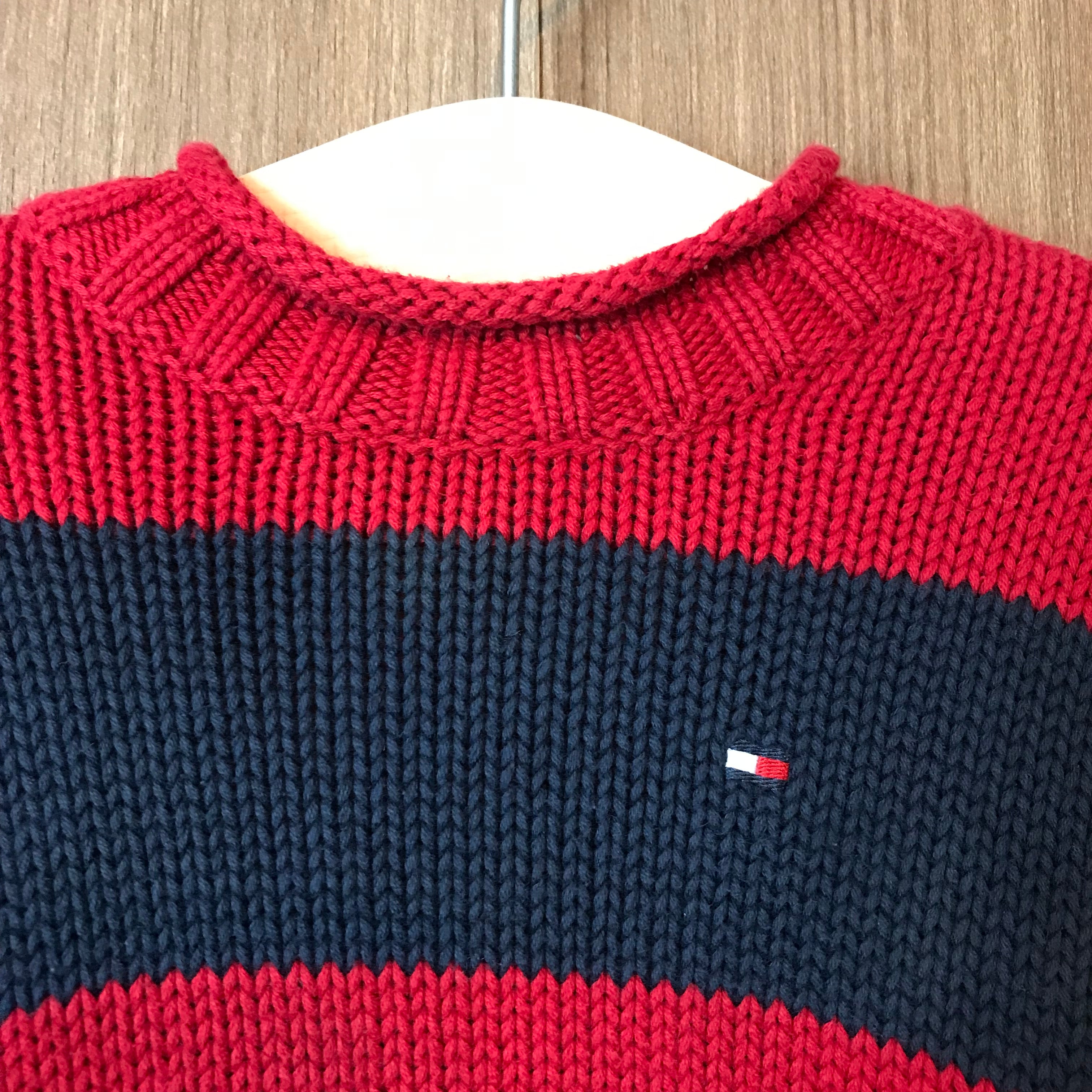 〇《キッズ》Tommy Hilfiger トミー ヒルフィガー ボーダー ニット