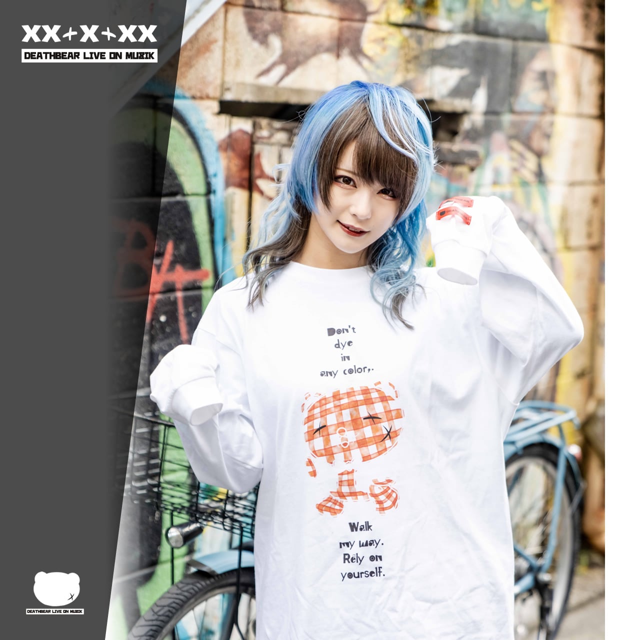 Don't dye】LONG SLEEVE T | DEATHBEAR LIVE ON MUZIK /デスベアリヴ