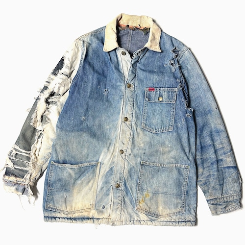 Vintage 70's【BIG SMITH】Grunge Denim Jacket
