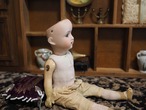 「Schoenau Hoffmeister」青い瞳　木靴を履いたお人形（崩れ・補修あり） 画像13