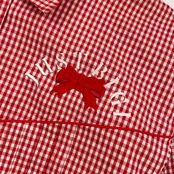 希少 レア リバーシブル JUST BIGI ジャストビギ ギンガムチェック ジャケット ジャンパー/レッド レディース ビンテージ