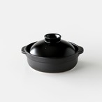 土鍋 IH対応 宴 黒 7号 鍋  1〜2人用 美濃焼 日本製 おしゃれ