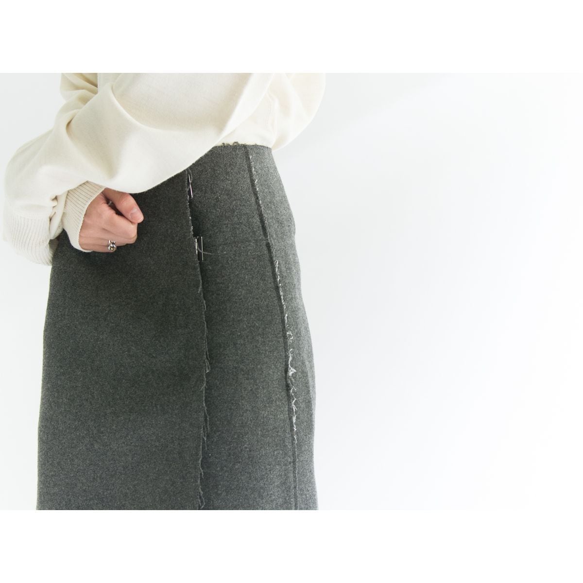 CELINE】Made in Italy wool skirt(イタリア製 オールド セリーヌ CELINE】Made in Italy wool skirt(イタリア製 オールド セリーヌ