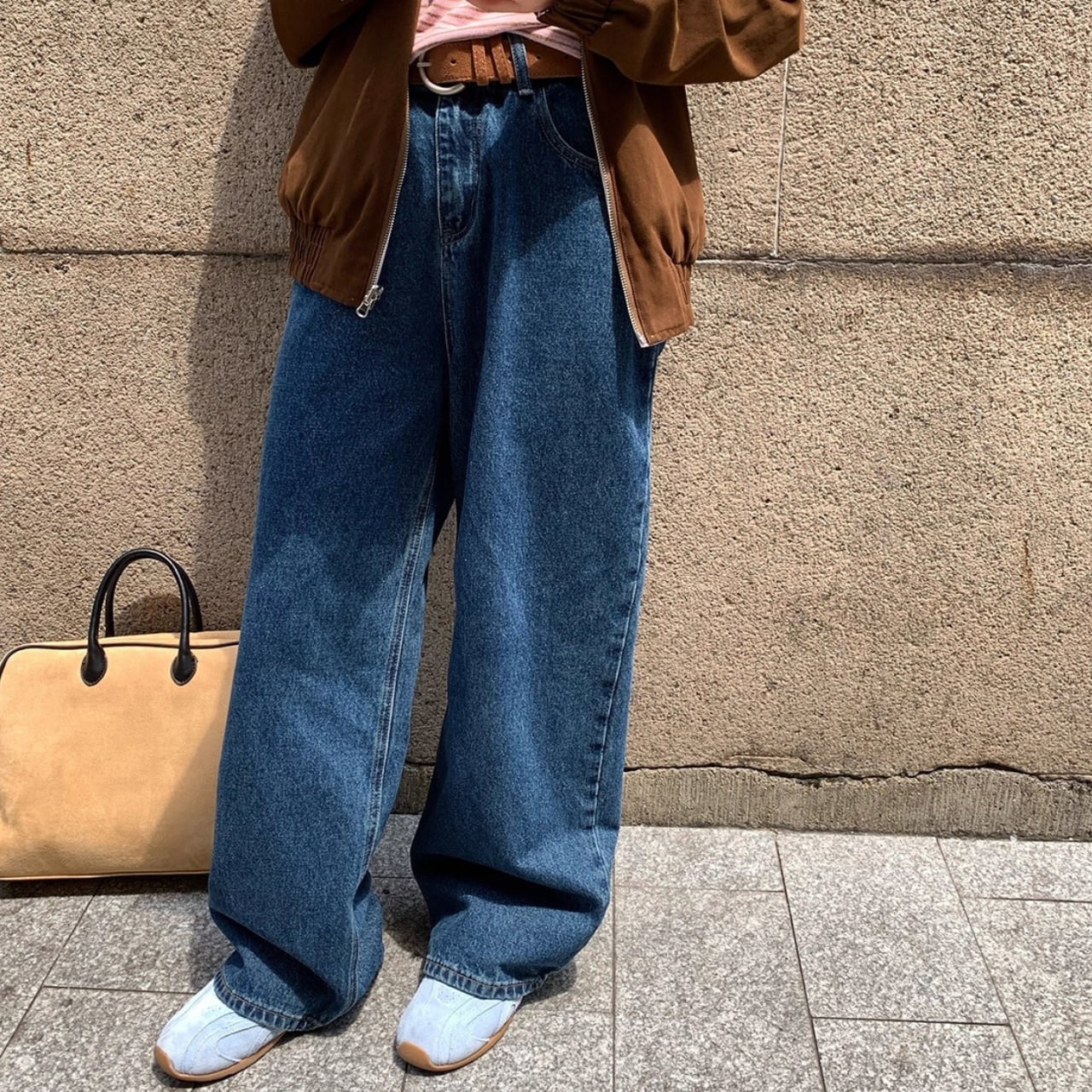 ヴィンテージダッドジーンズ(2color) R01305