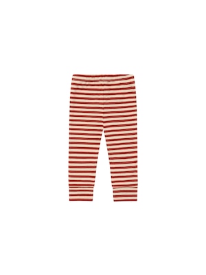 ORGANIC ZOO Paprika Stripes Cuffed Leggings