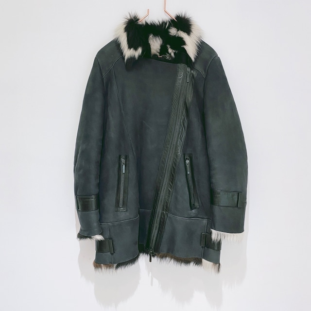 ◼︎KARL DONOGHUE lamb skin coat from U.K.◼︎