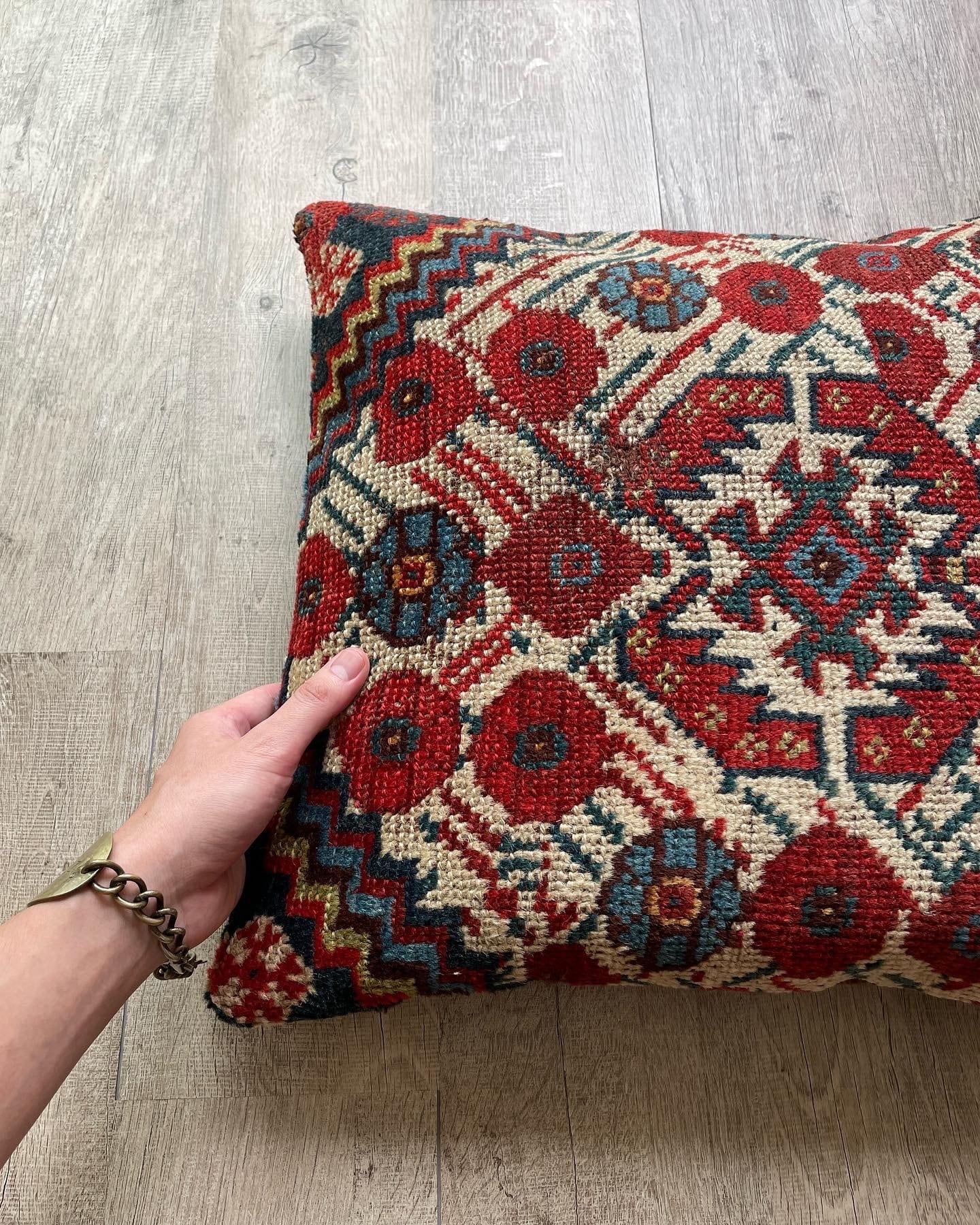 071】Antique Shiraz Cushion Cover 1900's - 1920's | ヴィンテージ