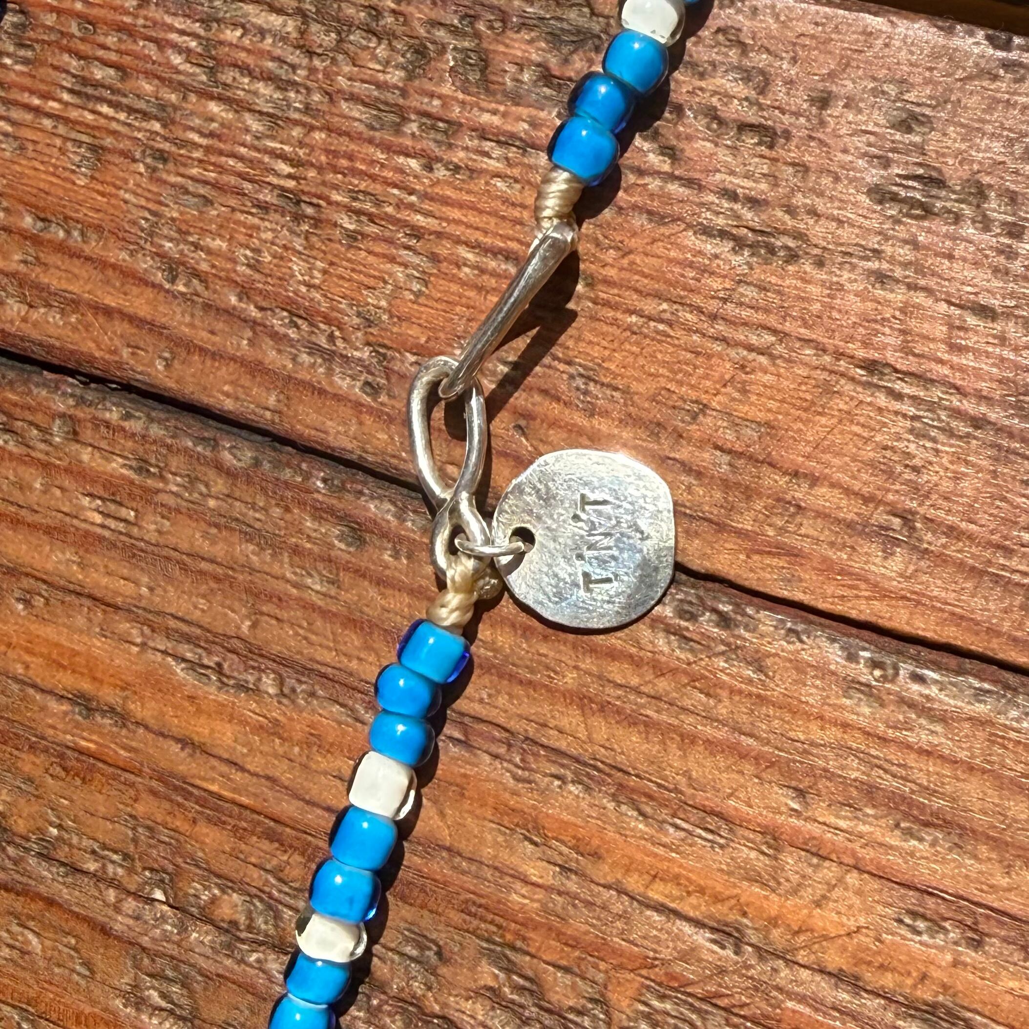 T'N'T ORIGINALS “Beads Necklace” アンティークビーズ ホワイトハーツ