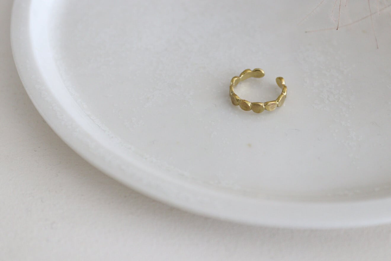 lavoro cica 〇〇真鍮イヤーカフ