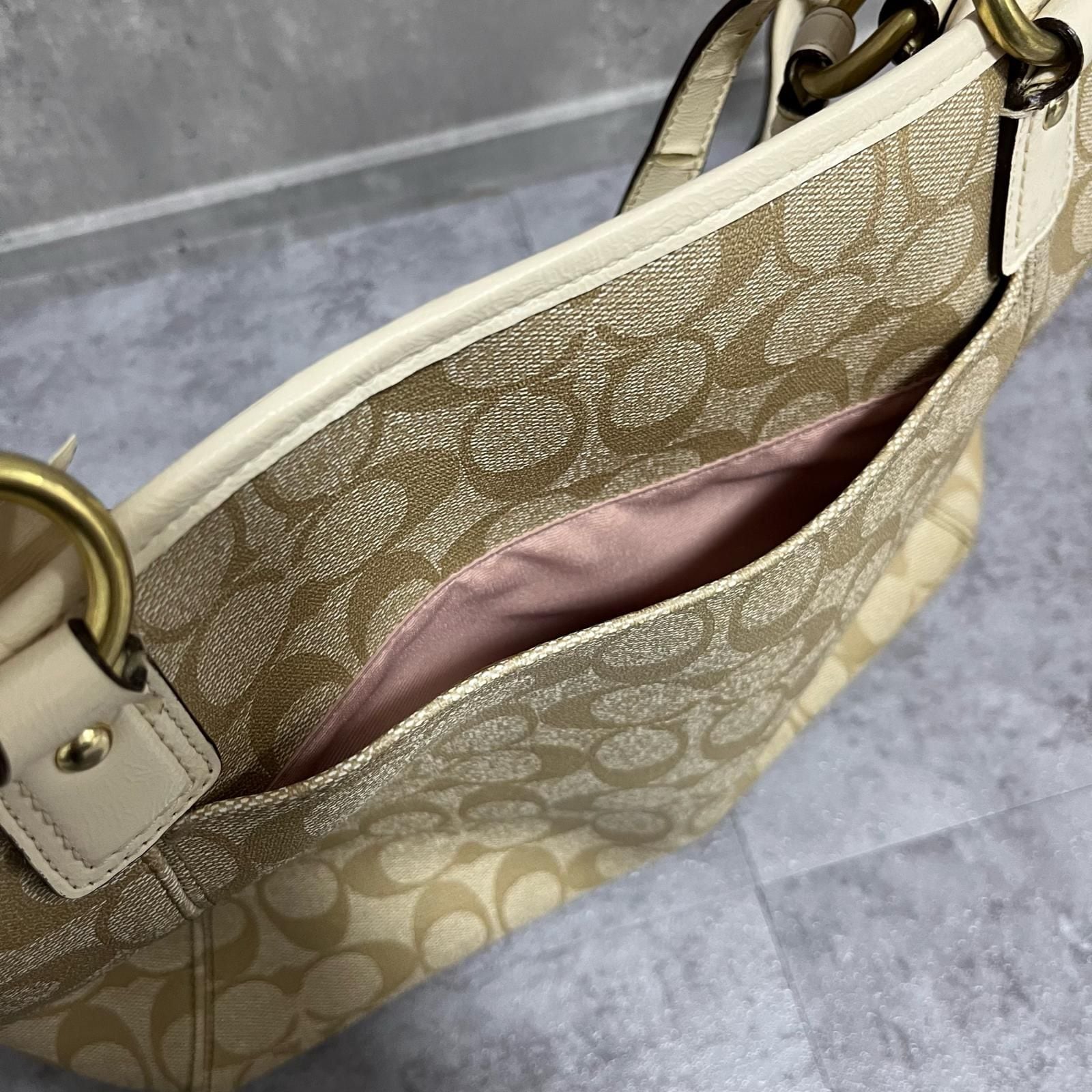 COACH】コーチ シグネチャー柄トートバッグ シグネチャーモチーフ PVC