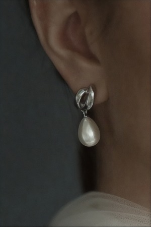 STUDIO BRIDE BY A.B.ELLIE Double Orb Pearl Drop ブライダルピアス