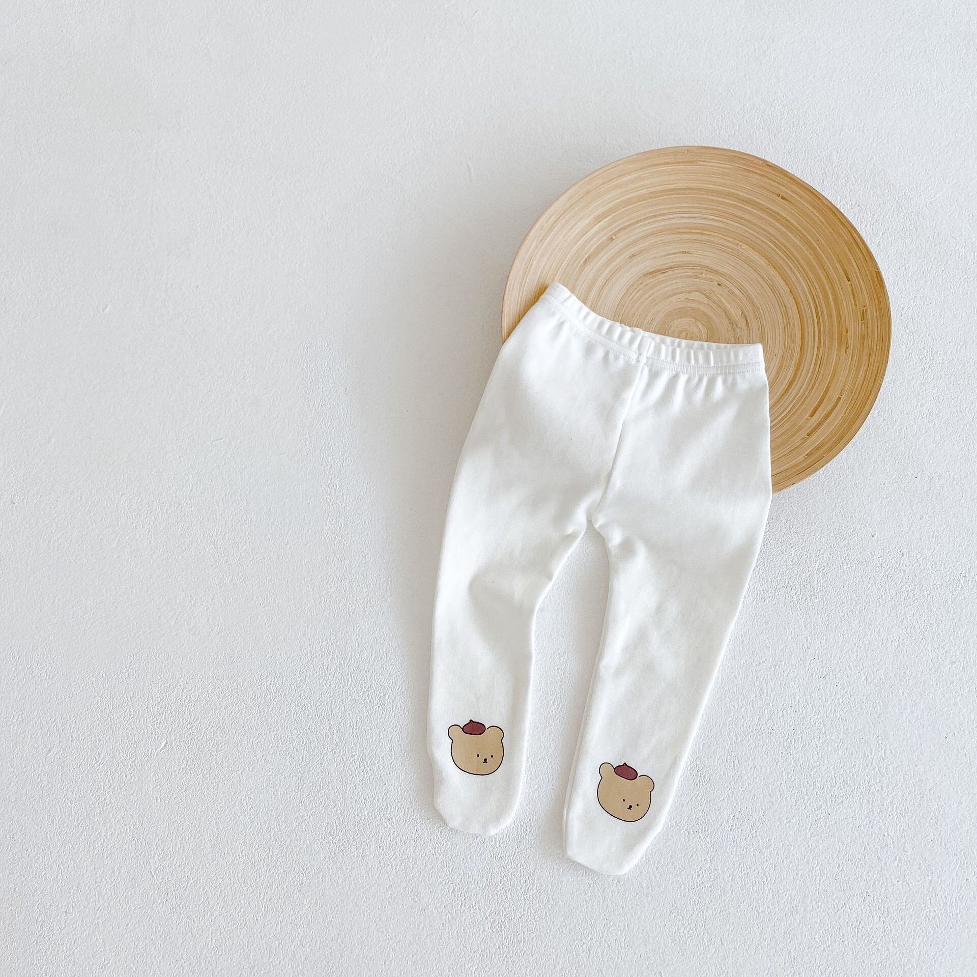 【BABY&KID】シンプルクマ柄レギンス