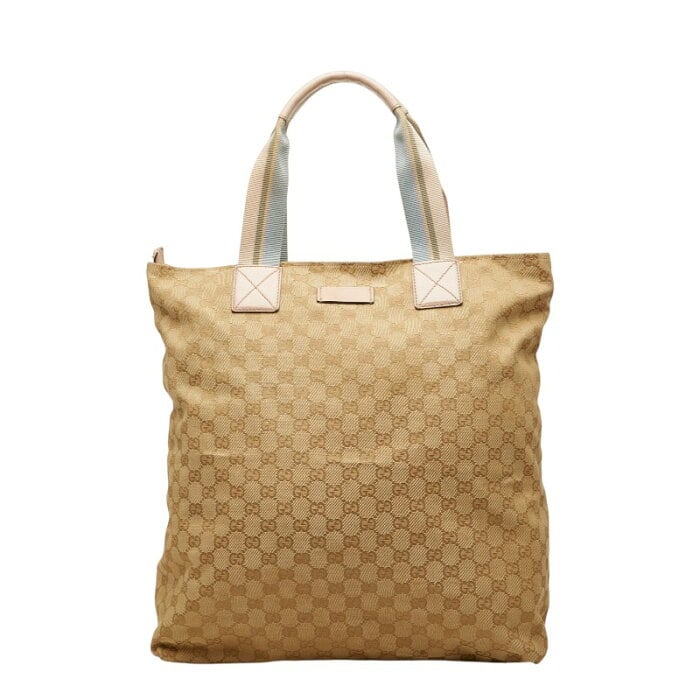 1円□美品□ GUCCI グッチ 247281 GG柄 GGキャンバス×レザー 2WAY 