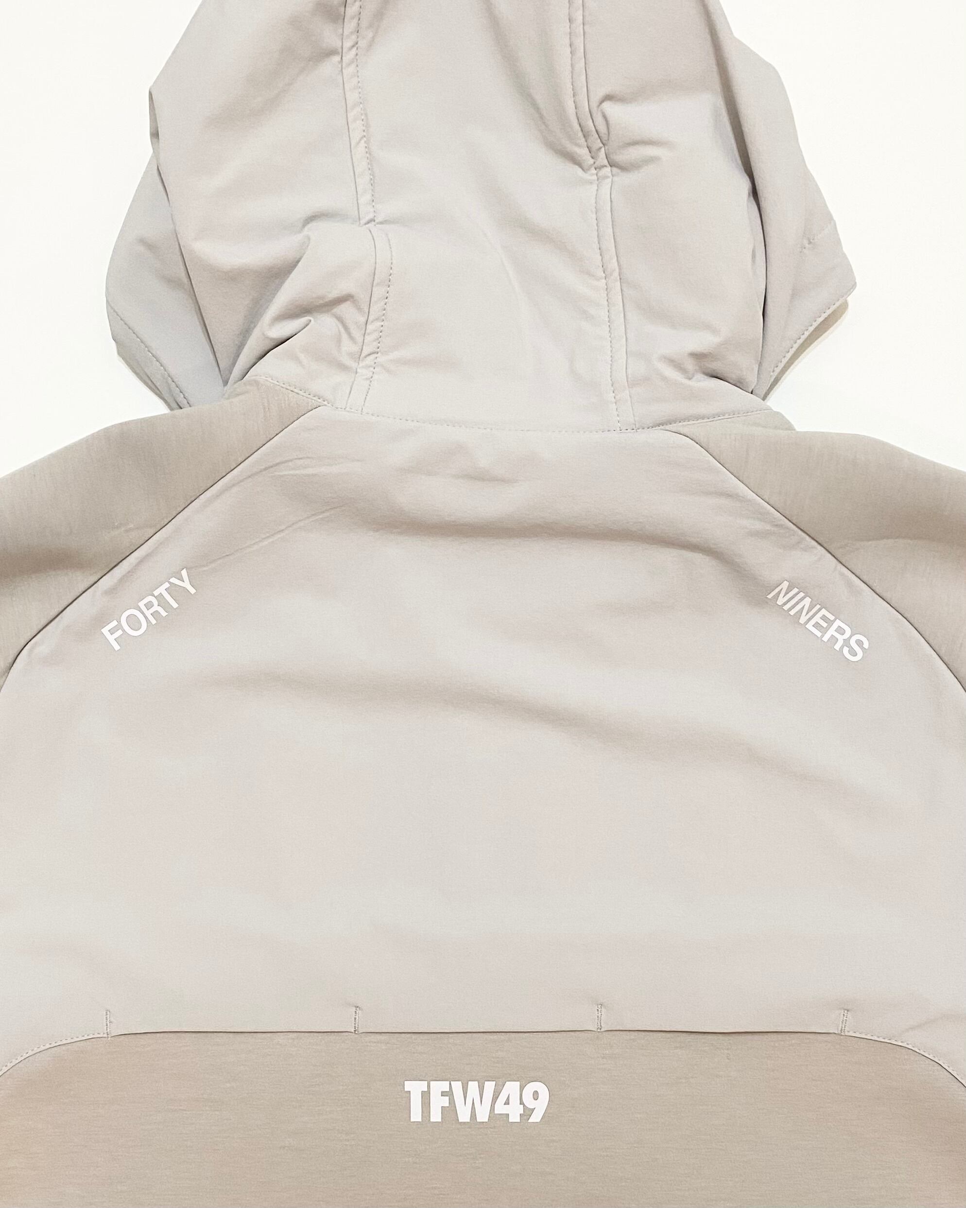 TFW49】《MEN'S》CARDBOARD MATERIAL FULL ZIP HOODIE (BLACK) | Sandy