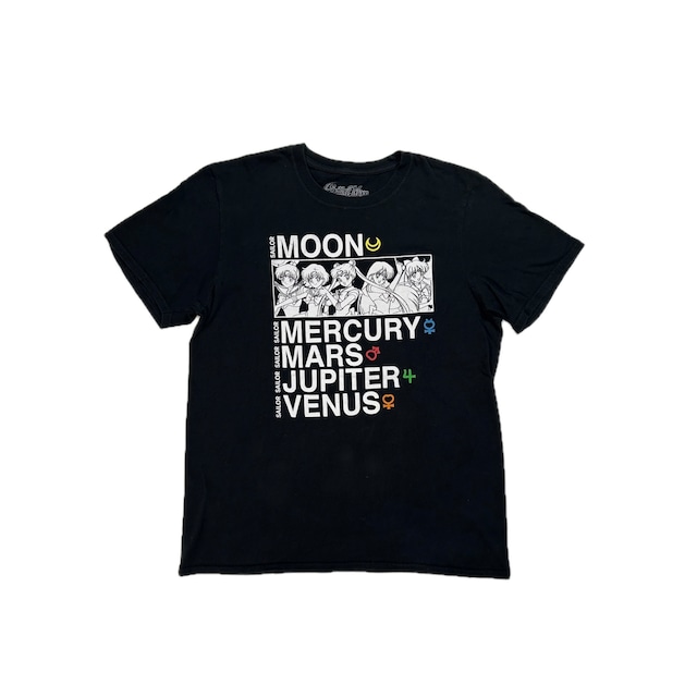 12242 セーラームーン グラフィックTシャツ 黒 M