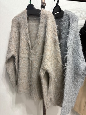 起毛シャギーカーデ 7058