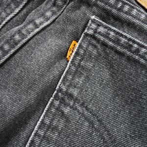 Levi's 505 black denim "made in USA" W30L29.5相当 古着
