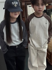 【取寄】OUR シーズンラグランTシャツ｜秋服｜韓国子供服｜26/AT