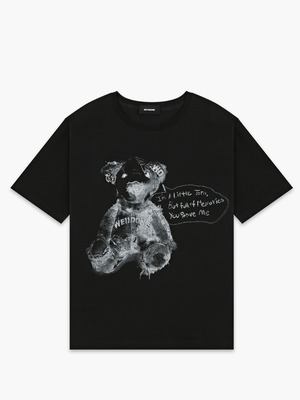【26AW | WOMEN】WE11DONE ウェルダン / Tシャツ /   DRAWING TEDDY T-SHIRT  WD-TT2-26-773-U