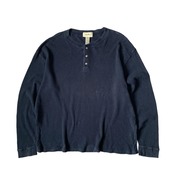 “90s Eddie Bauer” henry neck long sleeve