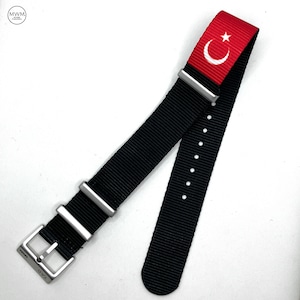 TAD STRAP for MWM  "Pray for Turkey &Syria " ストラップ 20mm 腕時計ベルト