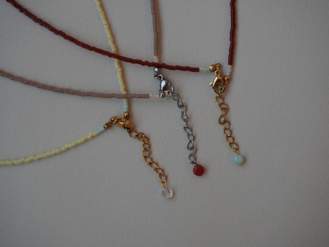 【 WAVE 】collar glass beads necklace