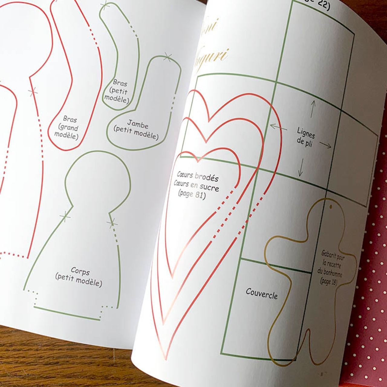 古書 クリスマスのシャビーホーム（型紙付き）フランス古本 12PScp18-1