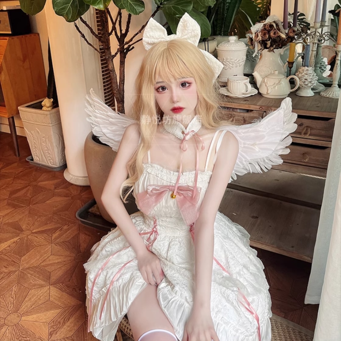 静悦坊シリーズ ゴスロリワンピ ベビードール チョーカー付き 双子