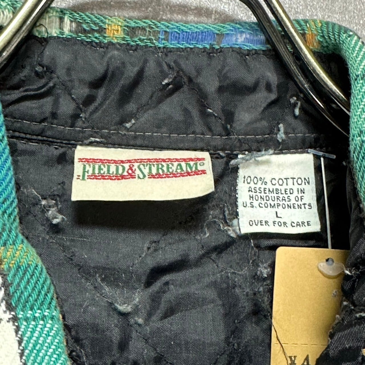 80s】FIELD & STREAM ヘビーネルシャツ L コットン100% vintage | 古着 
