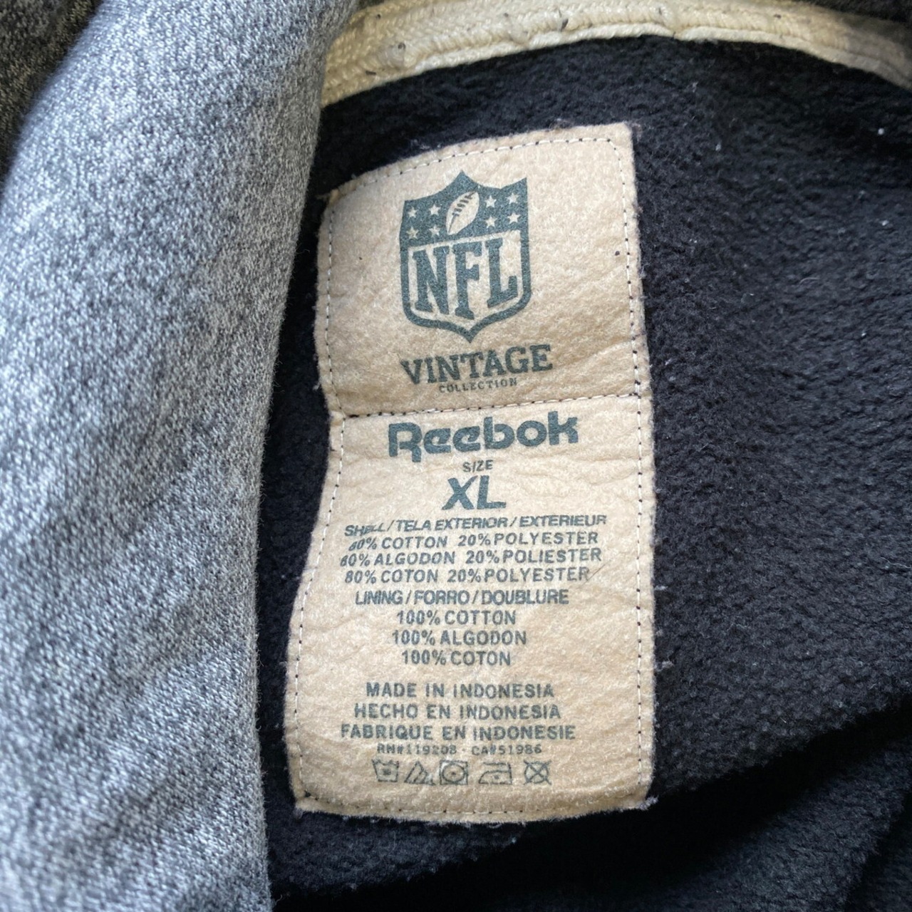 NFL ニューオーリンズ・セインツ チームロゴ ワッペン スウェット 