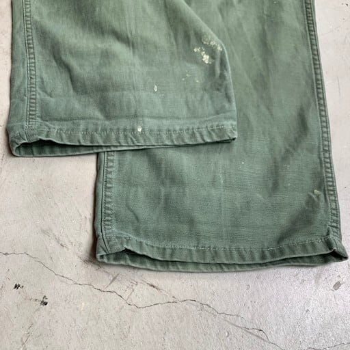60's U.S.ARMY ベイカーパンツ 米軍 サイドアジャスト有り コットン