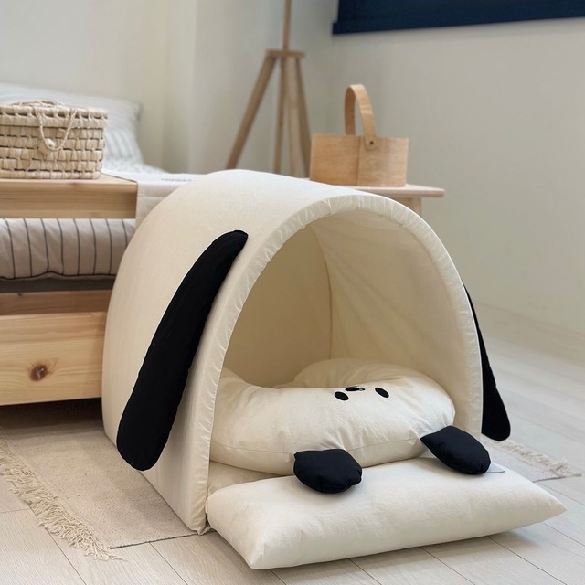 【予約】baby puppy house (cream)