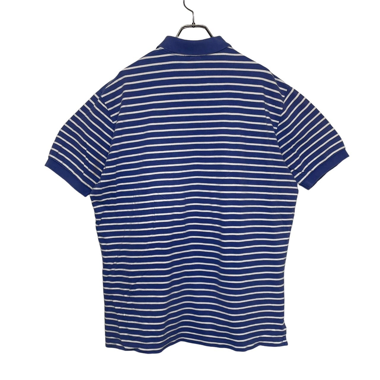 POLO by RALPH LAUREN 半袖ポロシャツ XL 刺繍 コットン100% ボーダー 