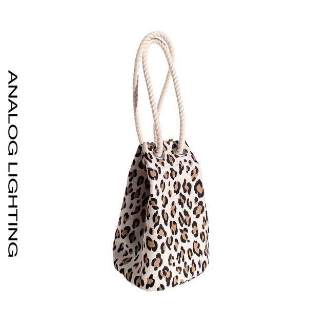 Leopard Bucket Bag