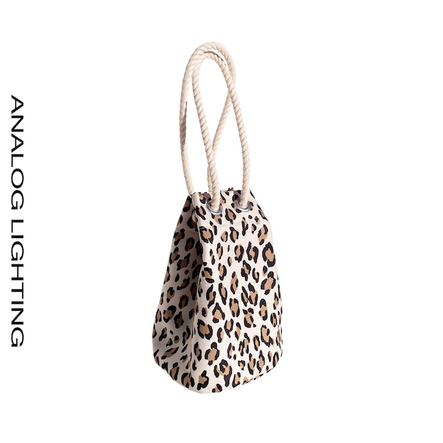 Leopard Bucket Bag