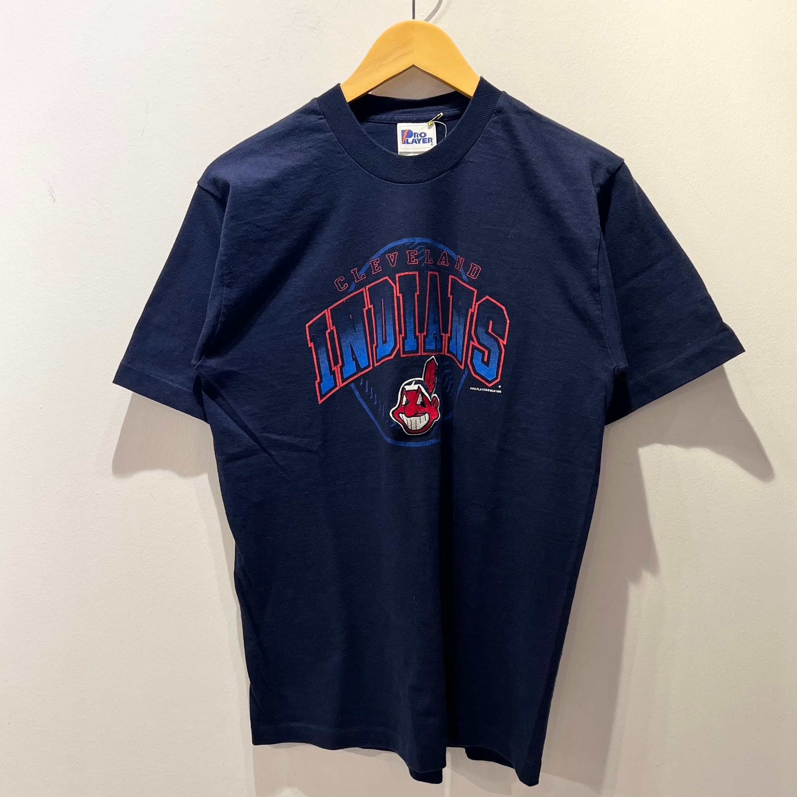 MLB INDIANS/クリーブランド インディアンズ ロゴ Tシャツ 90年代 Made