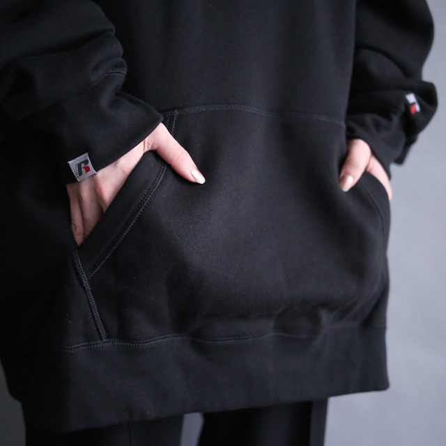 3XL super over silhouette black parka