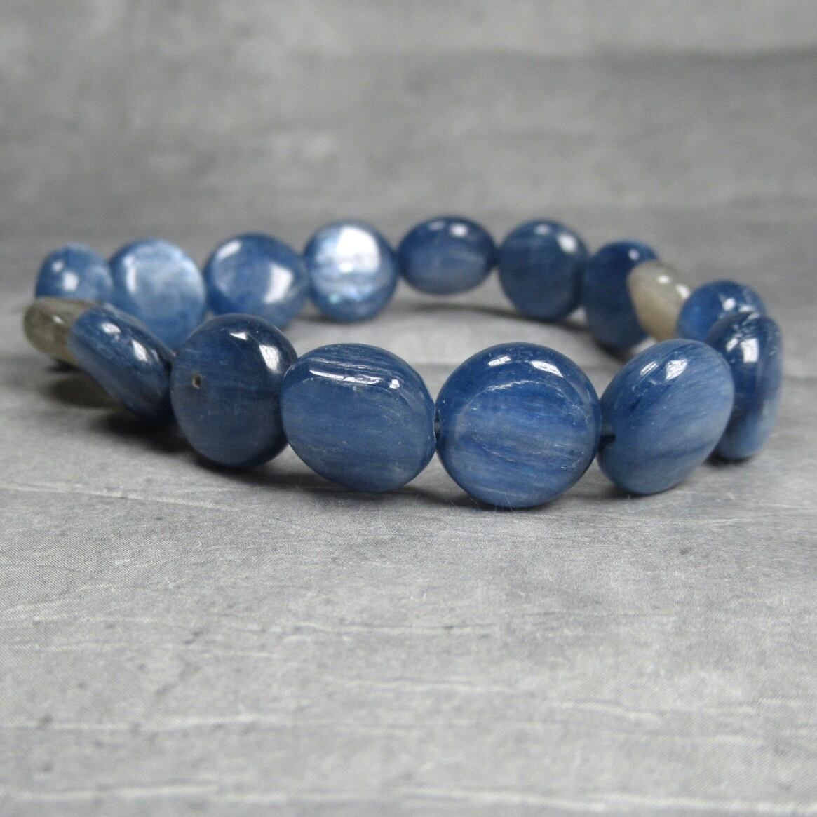 カイヤナイト・ラブラドライト ブレスレット | BELEZA RARA