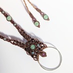 Glasses holder necklace / Aventurine