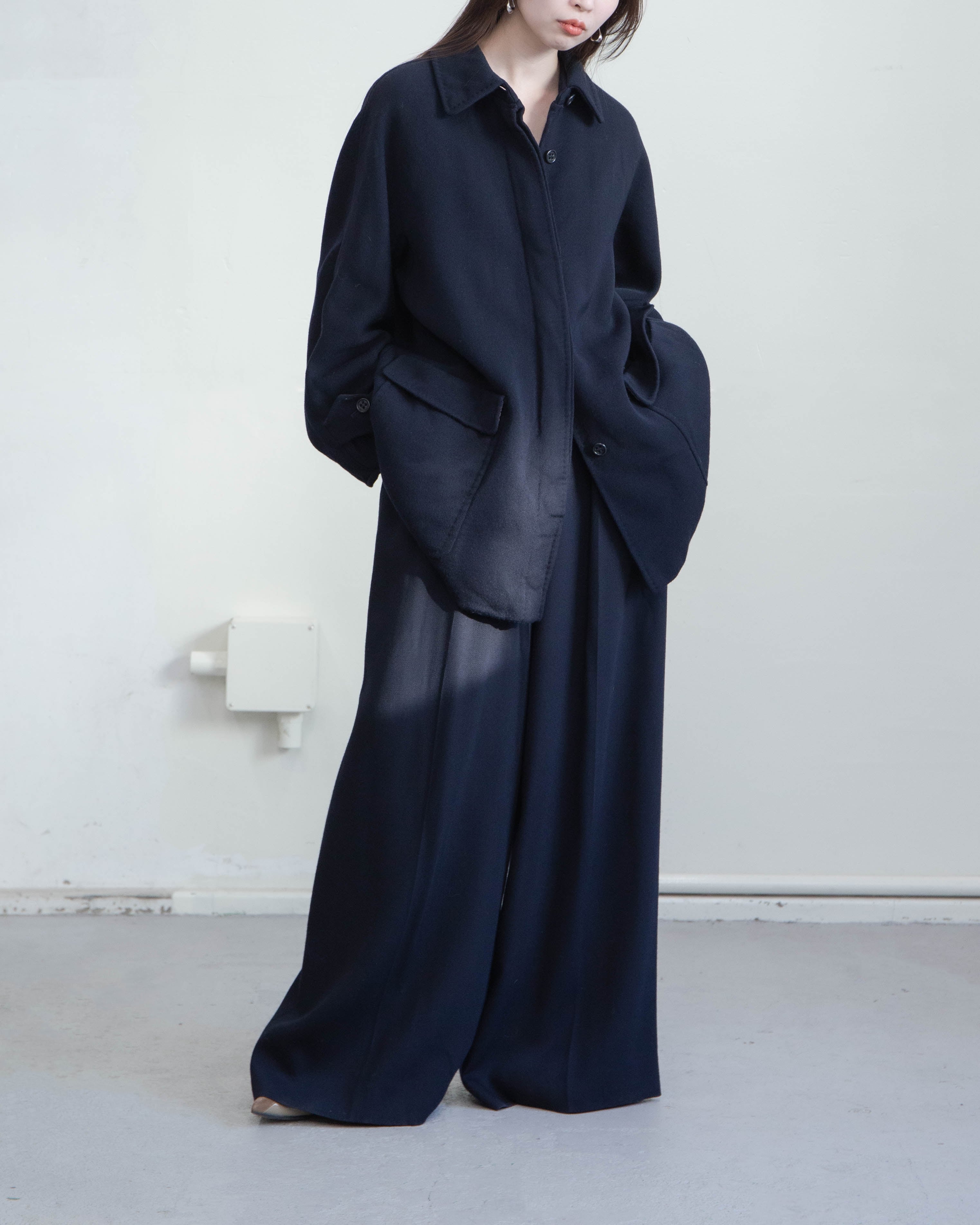 1990s Max Mara - kimono sleeve coverall knit jacket | LUIK FINN 1990s Max Mara - kimono sleeve coverall knit jacket | LUIK FINN