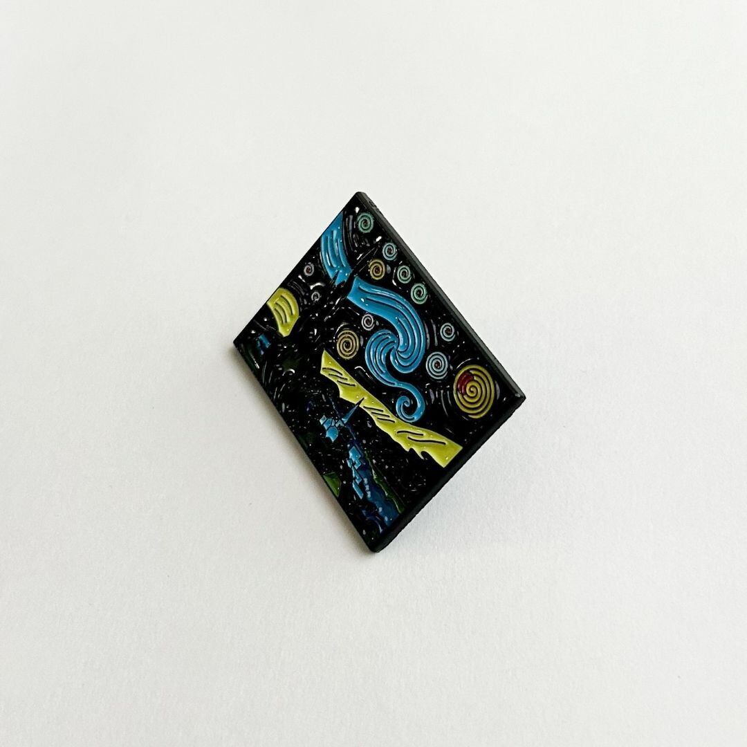 ゴッホ エナメルピン 星月夜 | hmm, by 東京都美術館ミュージアム