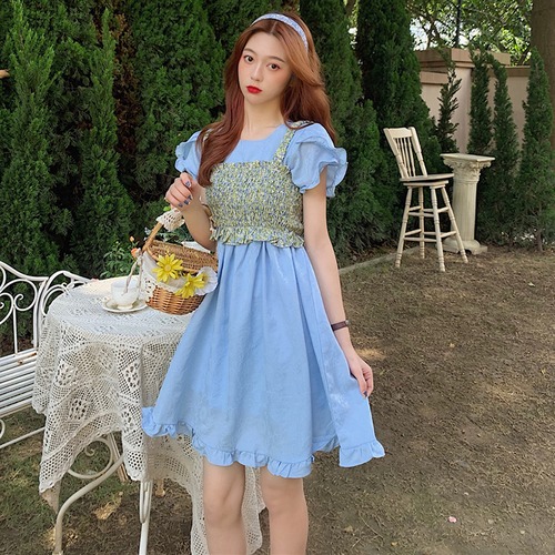 ✞ ラウンドネック スウィート ✞ゴスロリ SM ミリ 甘ロリ クラロリ 和ロリ エレガント 黒ロリ 姫ロリ 華ロリ BB-BB0415209