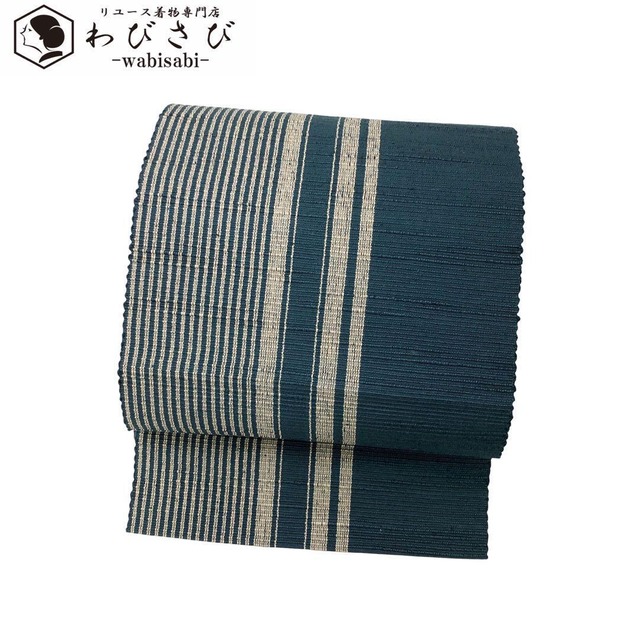 袋帯 花唐草模様 金糸 浮草鼠色 O-4558 着物 きもの kimono 和服 和装  