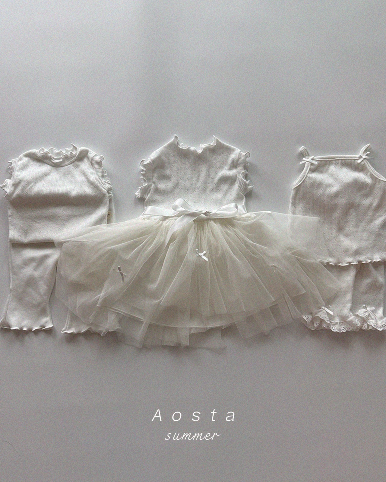 【送料無料/取寄/韓国直送】Aosta 26/SM カメリアワンピース｜夏服｜韓国子供服