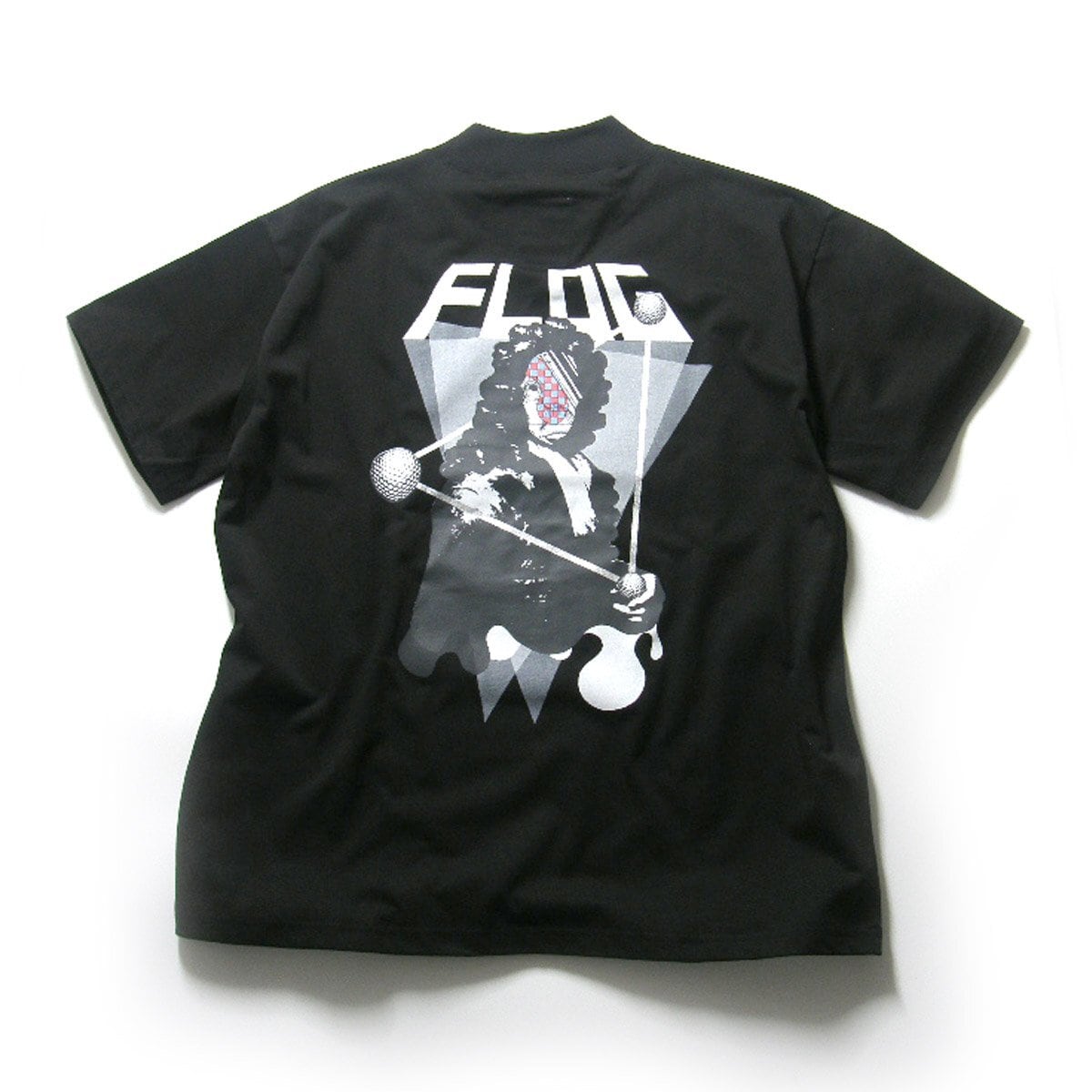 FLOG GOLF CLUB フロッグゴルフクラブ 半袖モックネックTシャツ 切替