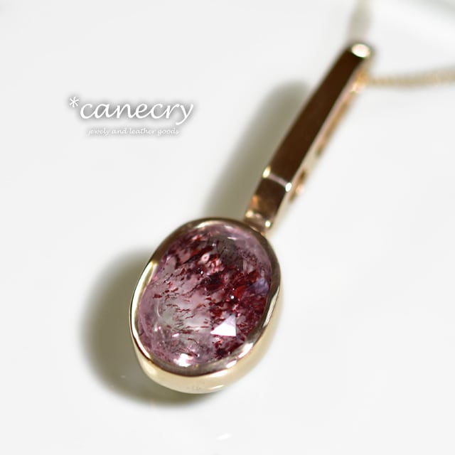 ストロベリークォーツのネックレス